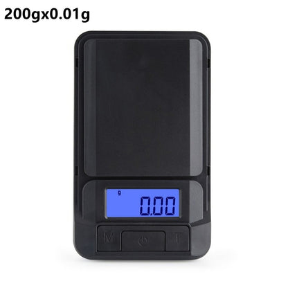 Digital High Precision Diamond Pocket Scale 200gx0.01g/500gx0.1g