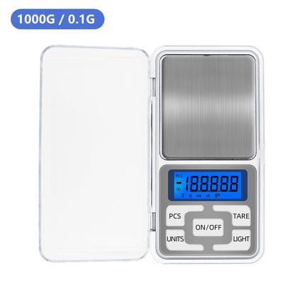 Digital Diamond Pocket Scale 500g/0.01g - 1000g/0.1g